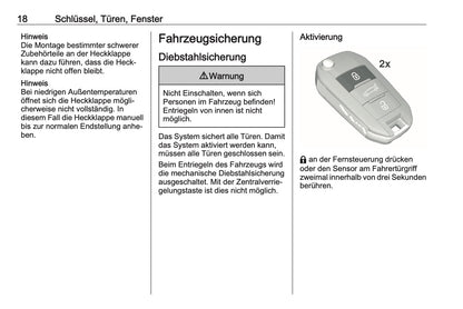 2024 Opel Mokka Owner's Manual | German