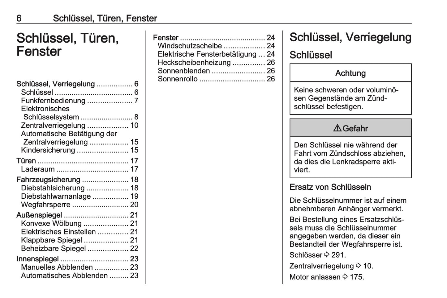 2024 Opel Mokka Owner's Manual | German