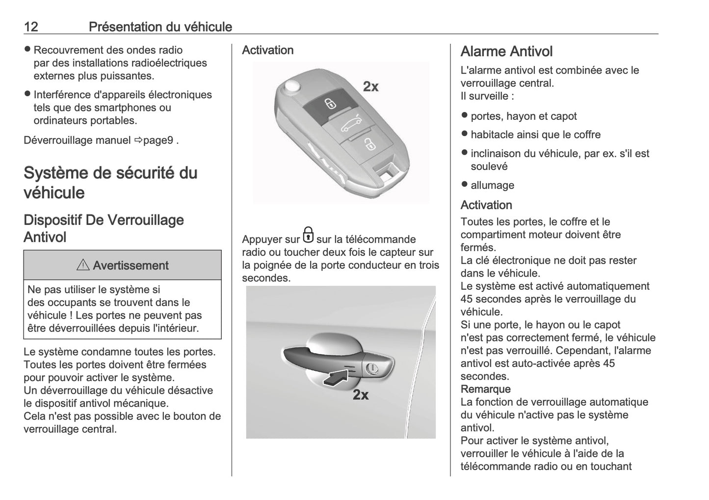 2025-2026 Opel Mokka Owner's Manual | French