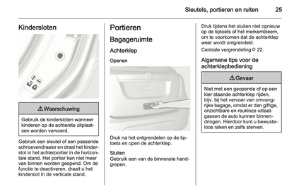 2013-2014 Opel Mokka Owner's Manual | Dutch