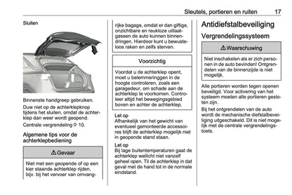 2023 Opel Mokka Owner's Manual | Dutch