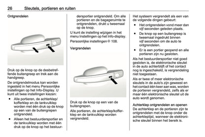2019-2020 Opel Mokka X Gebruikershandleiding | Nederlands