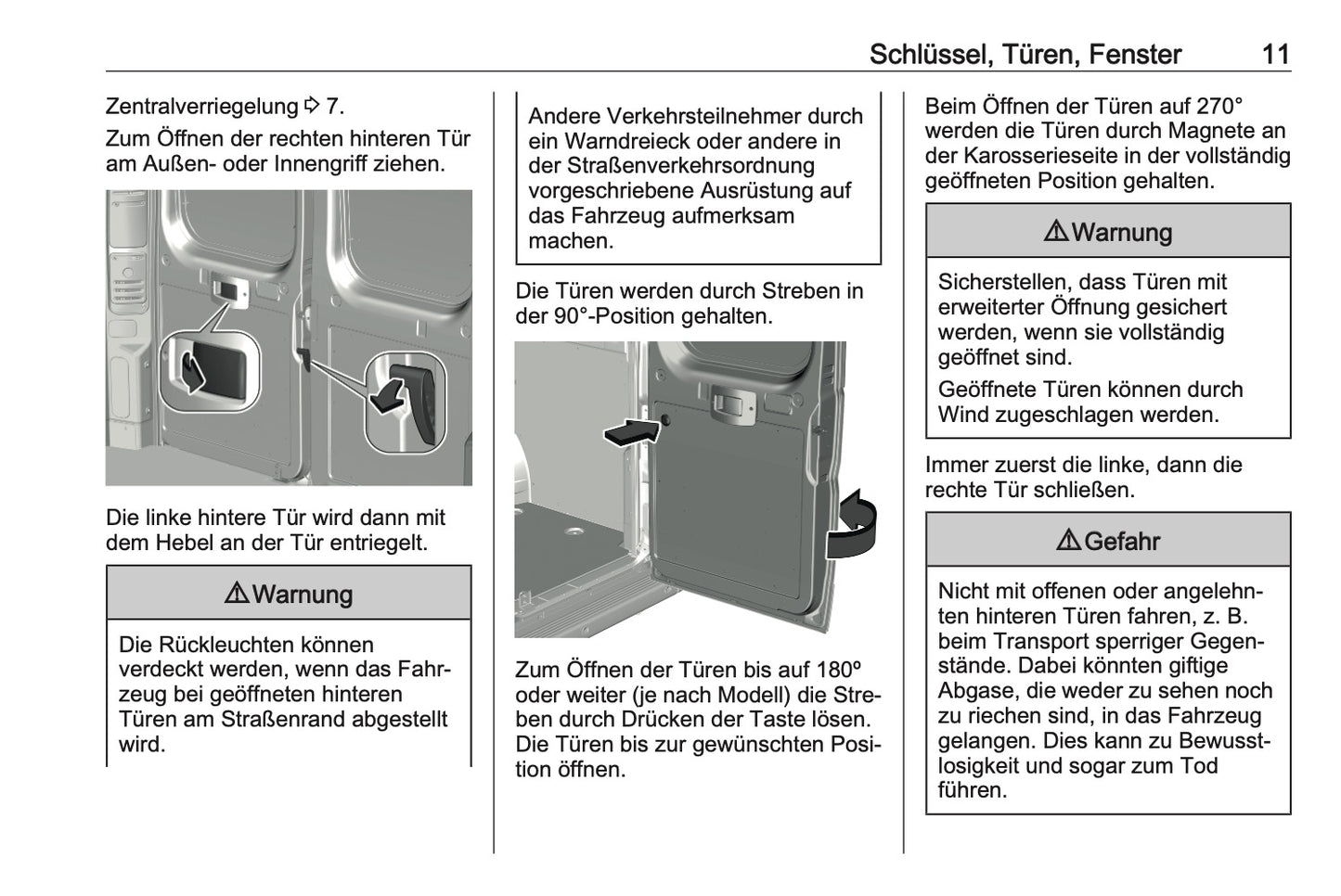 2023-2024 Opel Movano Owner's Manual | German