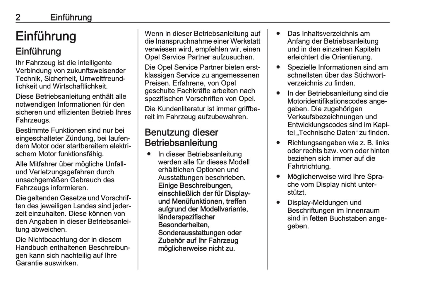 2023-2024 Opel Movano Owner's Manual | German