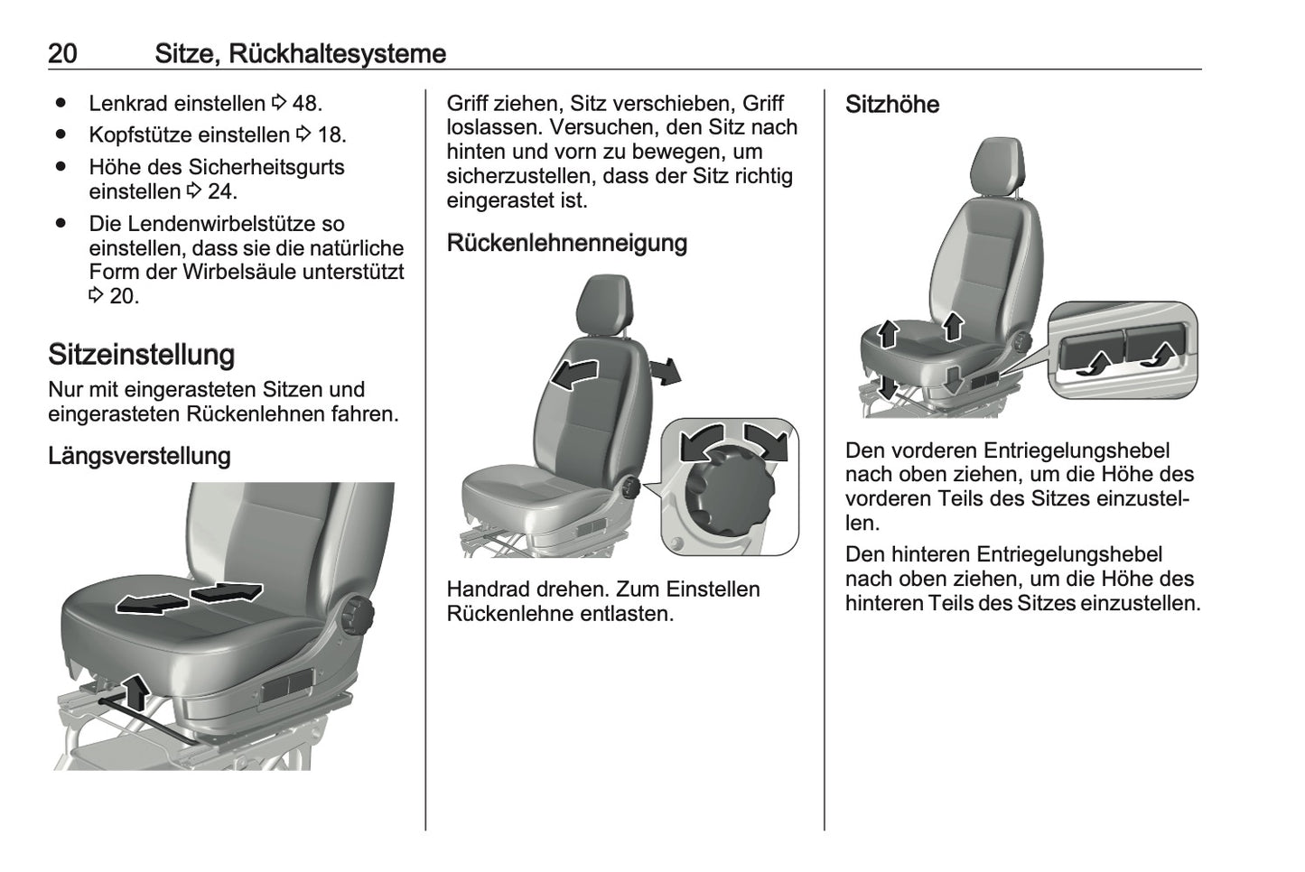 2023-2024 Opel Movano Owner's Manual | German
