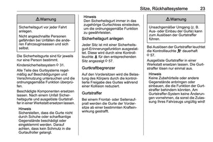 2023-2024 Opel Movano Owner's Manual | German