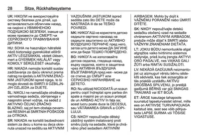 2023-2024 Opel Movano Owner's Manual | German