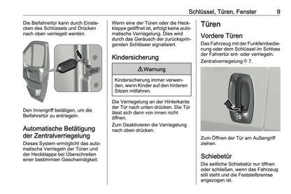 2023-2024 Opel Movano Owner's Manual | German