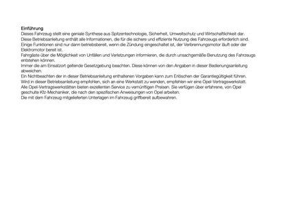 2025 Opel Movano Owner's Manual | German