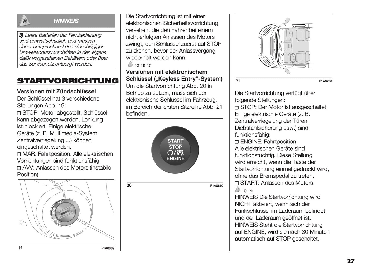 2025 Opel Movano Owner's Manual | German