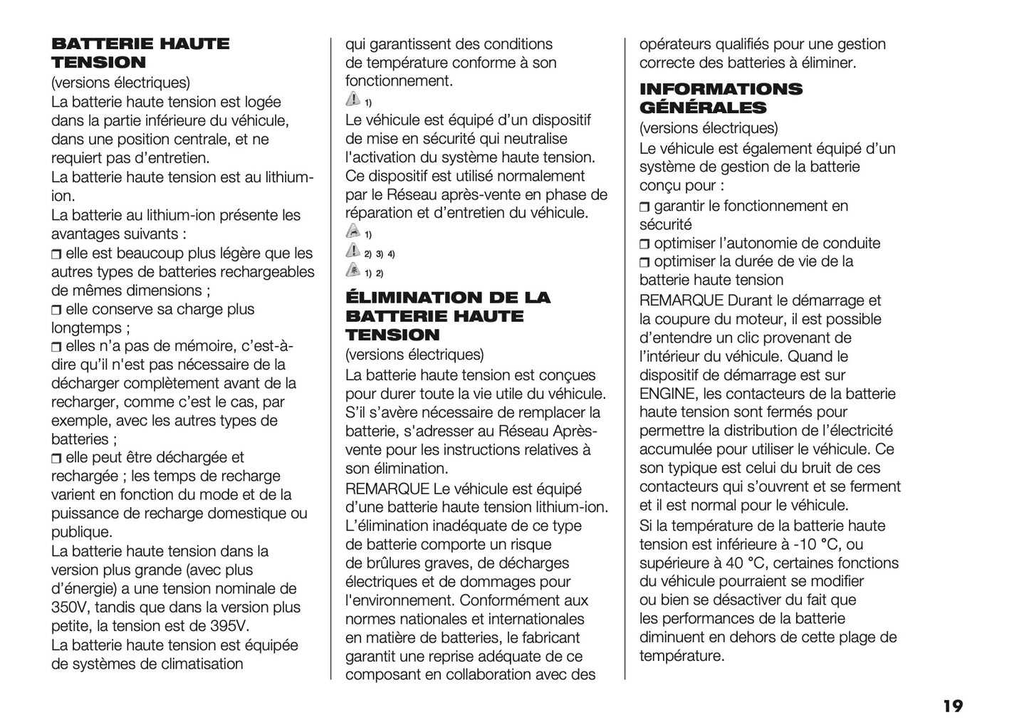 2025 Opel Movano Owner's Manual | French