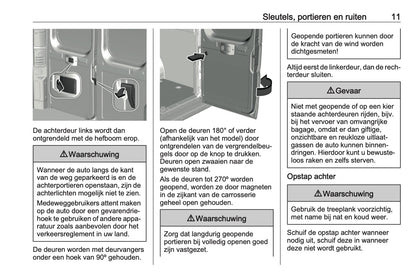 2021-2022 Opel Movano Owner's Manual | Dutch
