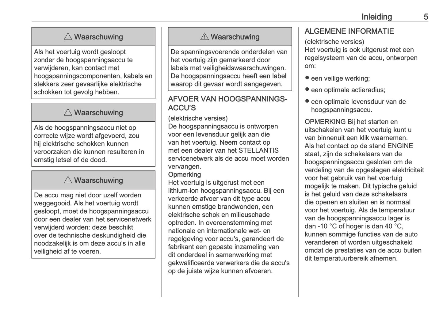 2026 Opel Movano Gebruikershandleiding | Nederlands