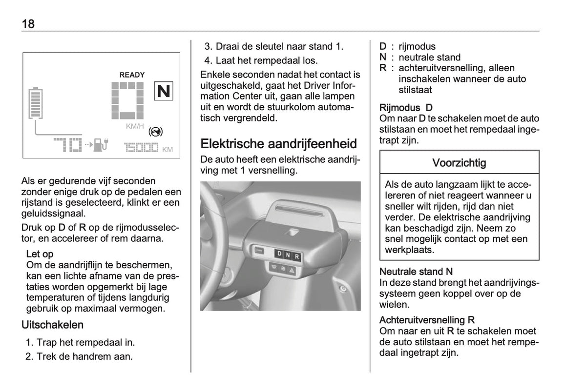 2023-2026 Opel Rocks-e Owner's Manual | Dutch