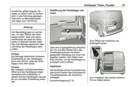 2023-2024 Opel Vivaro Owner's Manual | German