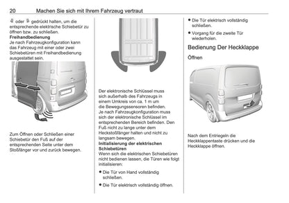2025-2026 Opel Vivaro Owner's Manual | German