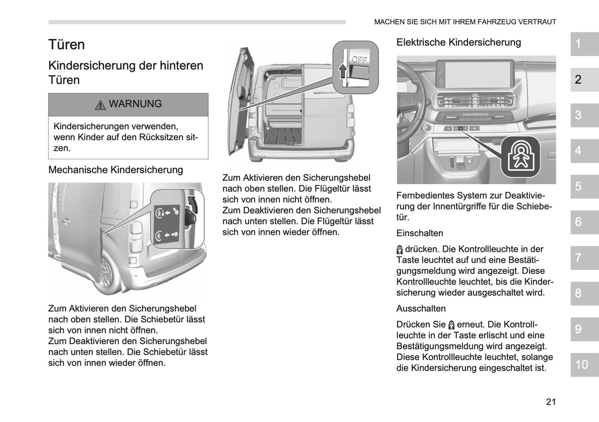 2026 Opel Vivaro Owner's Manual | German