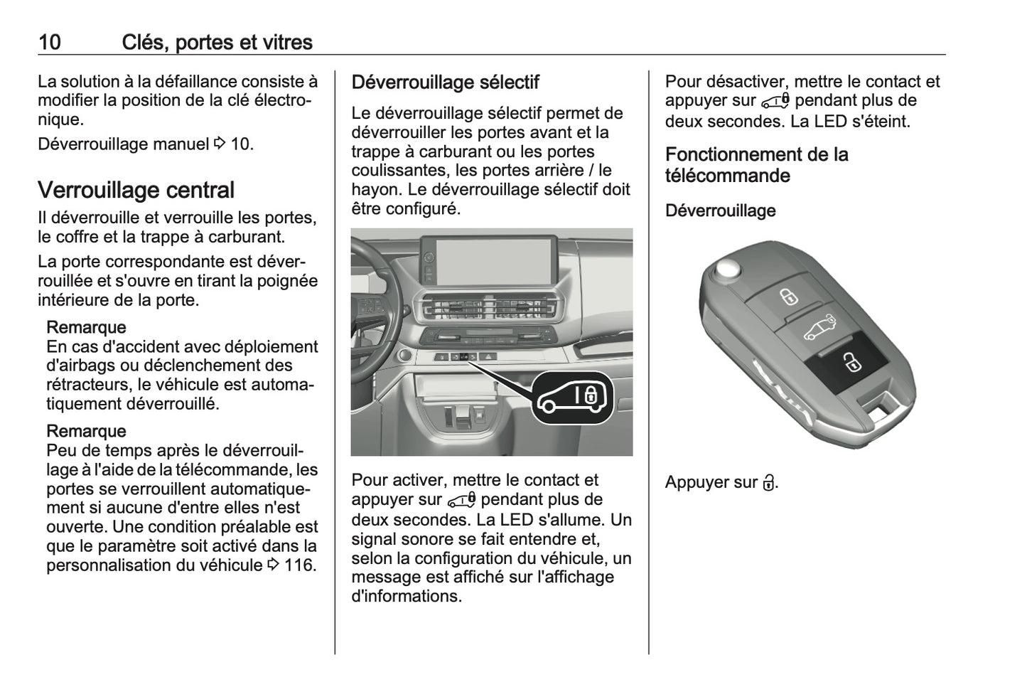 2023-2024 Opel Vivaro Manuel du propriétaire | Français