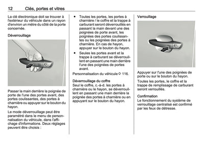 2023-2024 Opel Vivaro Manuel du propriétaire | Français