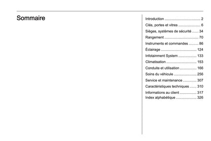 2024-2025 Opel Vivaro Owner's Manual | French