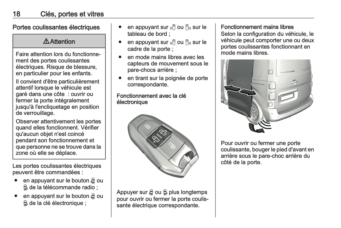 2024-2025 Opel Vivaro Owner's Manual | French