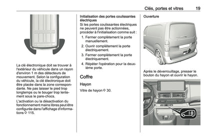 2024-2025 Opel Vivaro Owner's Manual | French