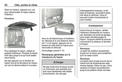 2024-2025 Opel Vivaro Owner's Manual | French