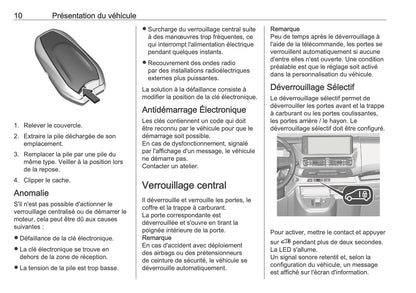 2025-2026 Opel Vivaro Manuel du propriétaire | Français
