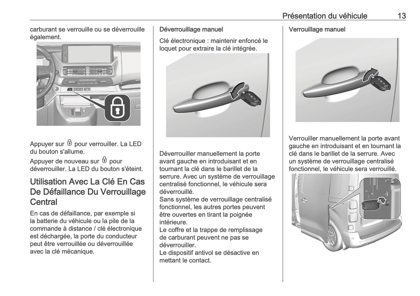 2025-2026 Opel Vivaro Manuel du propriétaire | Français