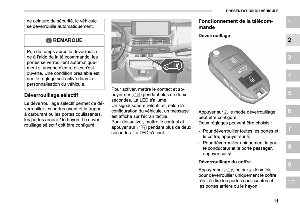 2026 Opel Vivaro Owner's Manual | French
