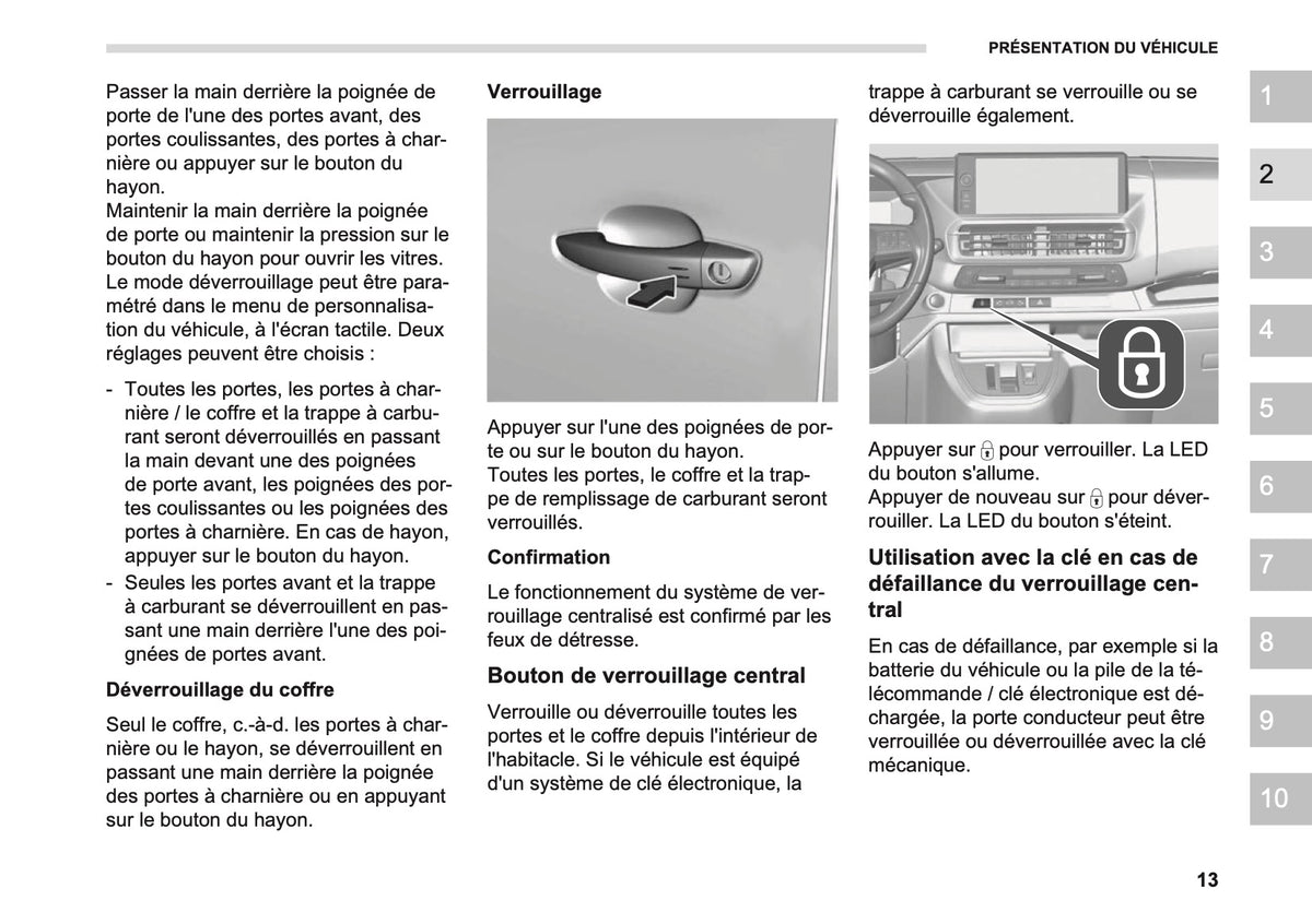 2026 Opel Vivaro Owner's Manual | French