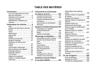 2026 Opel Vivaro Owner's Manual | French