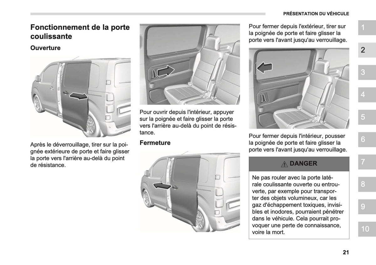 2026 Opel Vivaro Owner's Manual | French