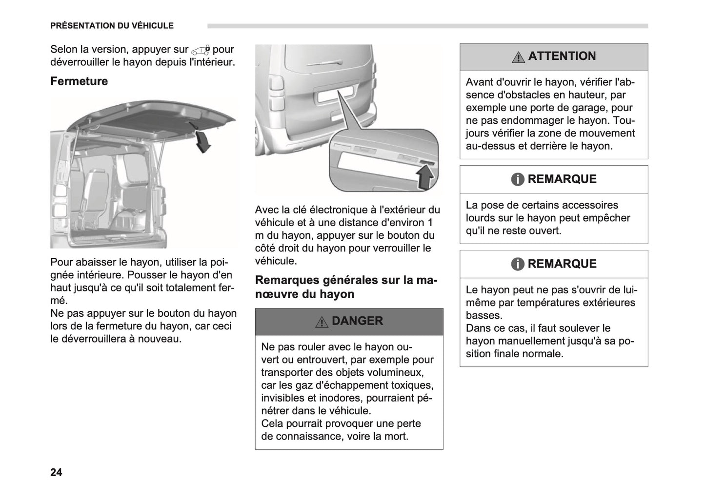 2026 Opel Vivaro Owner's Manual | French