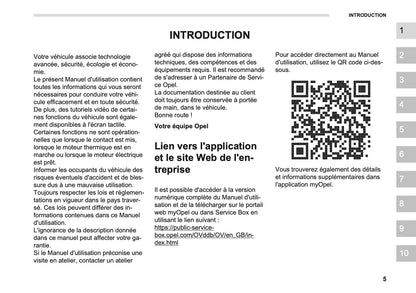 2026 Opel Vivaro Owner's Manual | French