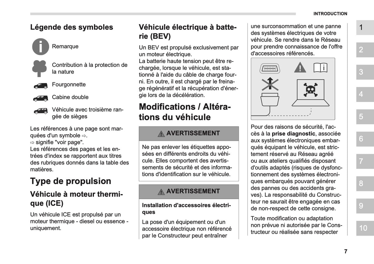 2026 Opel Vivaro Owner's Manual | French