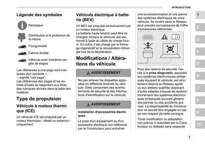 2026 Opel Vivaro Owner's Manual | French