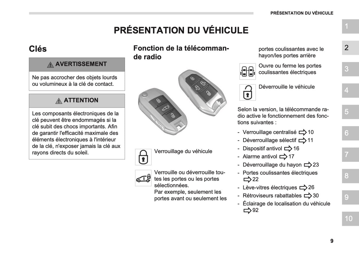 2026 Opel Vivaro Owner's Manual | French