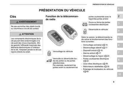 2026 Opel Vivaro Owner's Manual | French