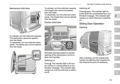2026 Opel Vivaro Owner's Manual | English