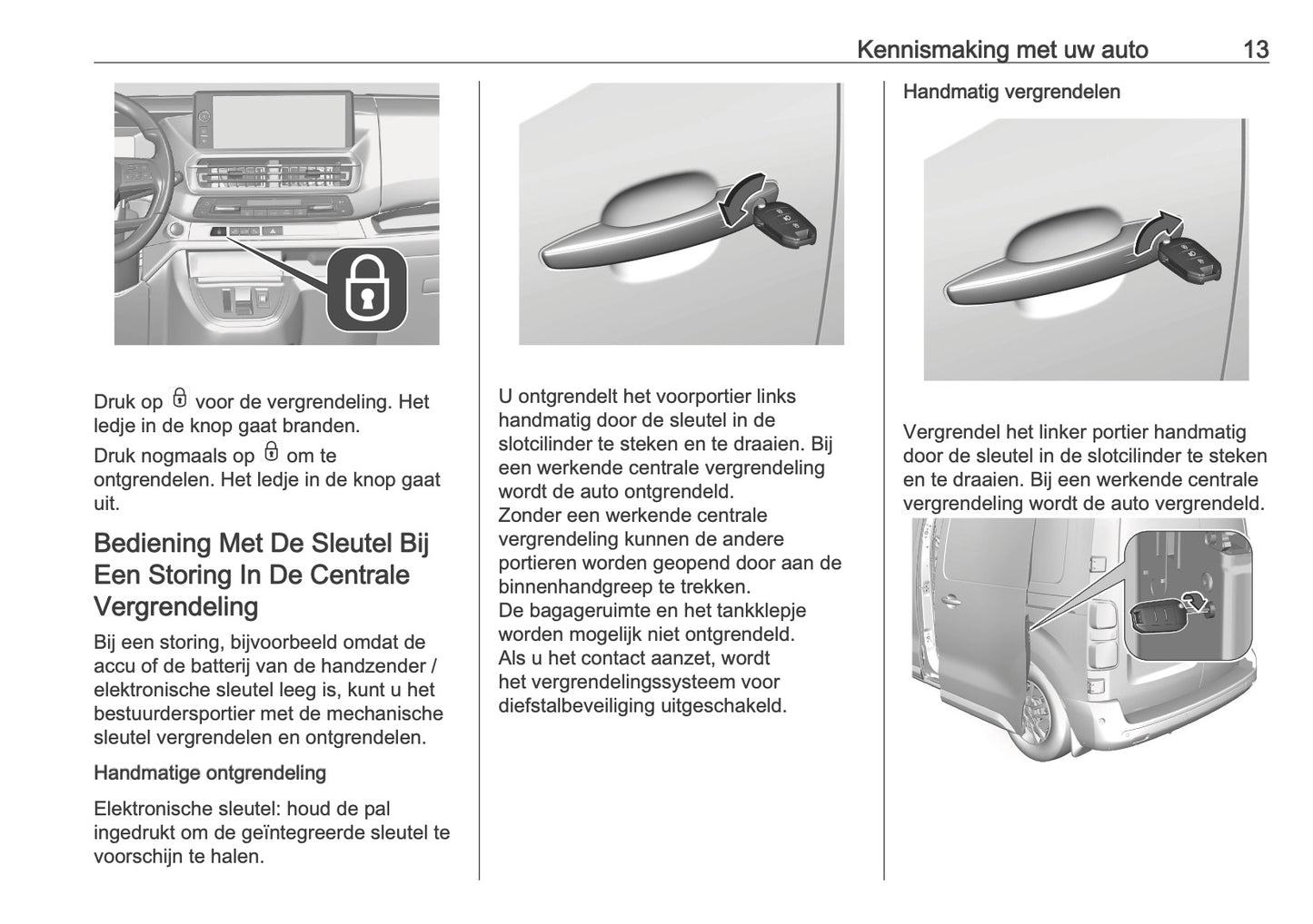 2025-2026 Opel Vivaro Gebruikershandleiding | Nederlands