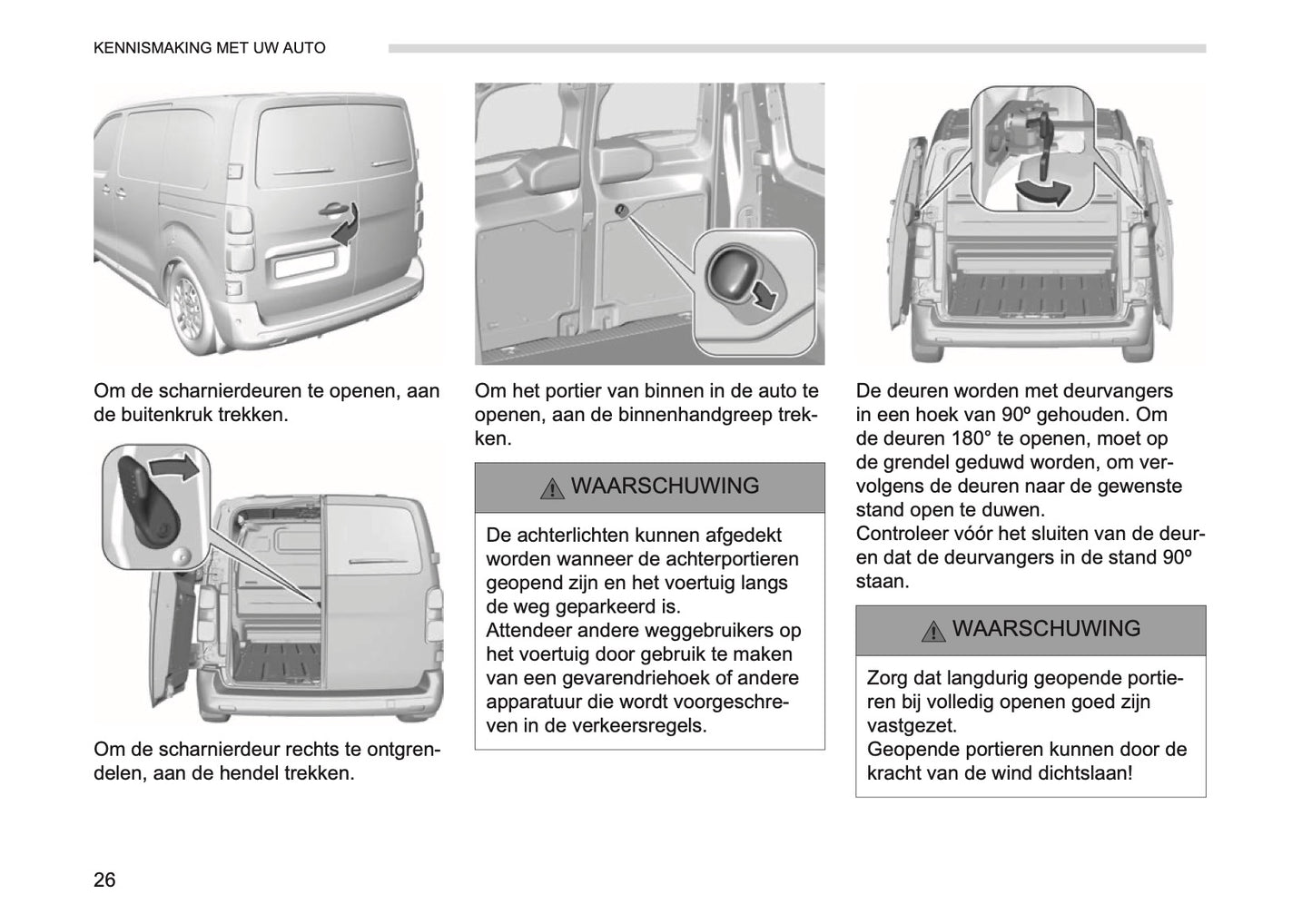 2026 Opel Vivaro Owner's Manual | Dutch