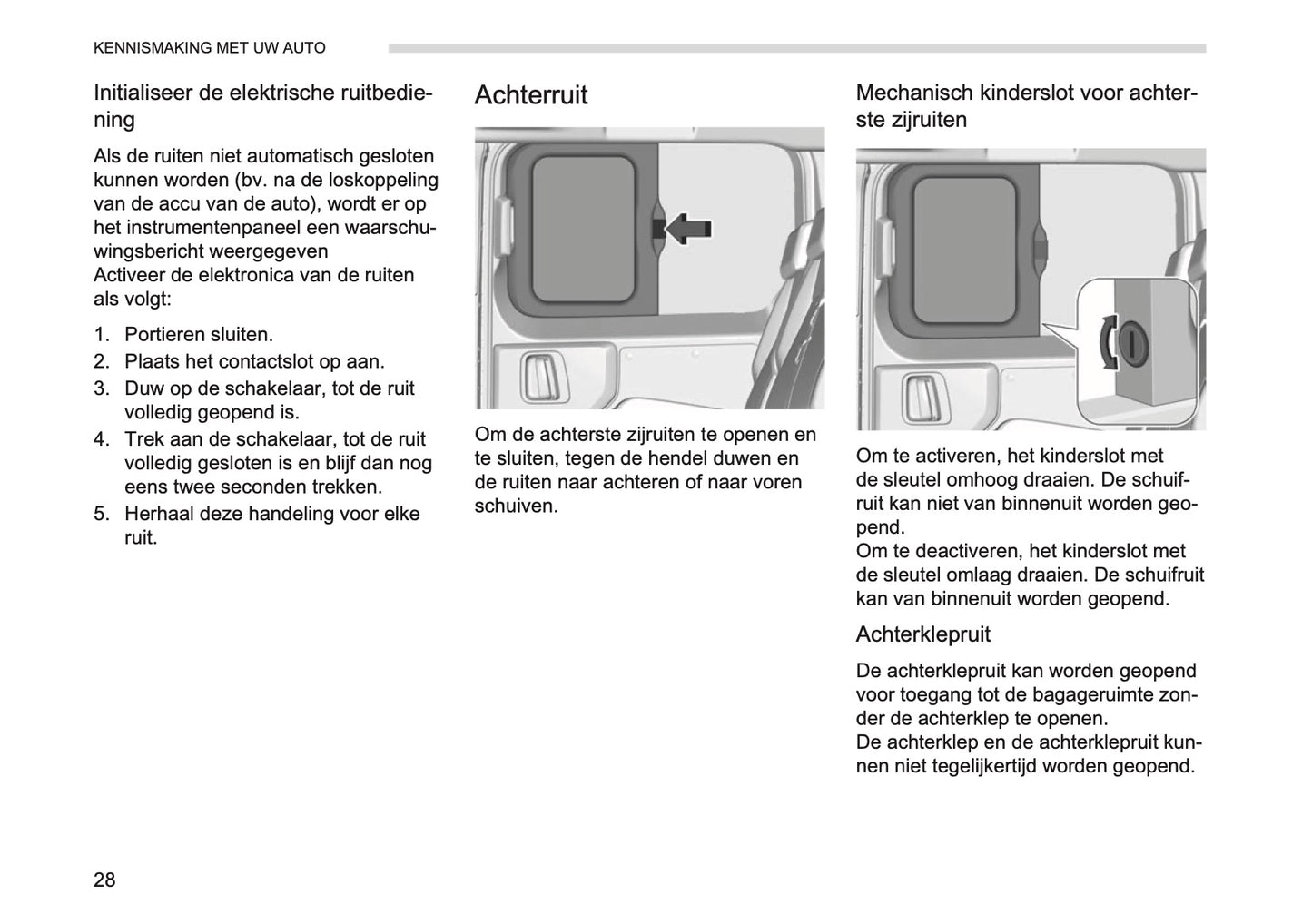 2026 Opel Vivaro Owner's Manual | Dutch
