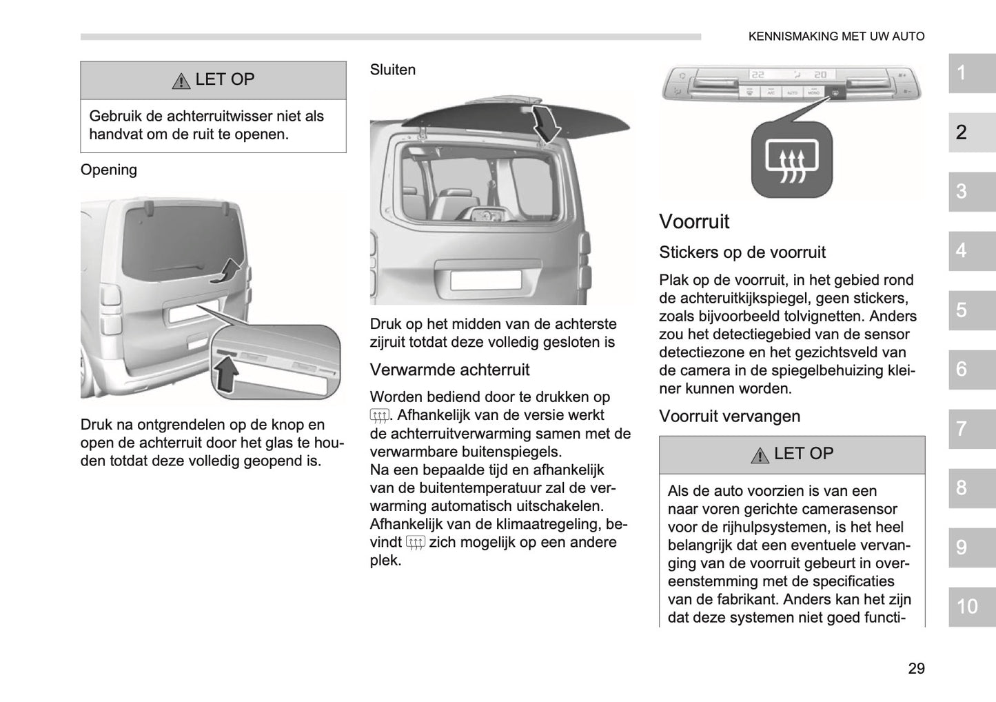 2026 Opel Vivaro Owner's Manual | Dutch
