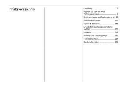 2025-2026 Opel Zafira Life Owner's Manual | German
