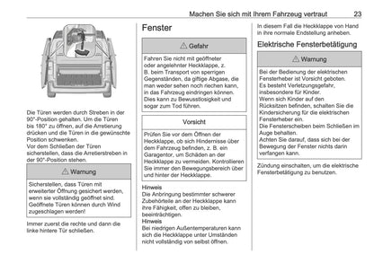 2025-2026 Opel Zafira Life Owner's Manual | German