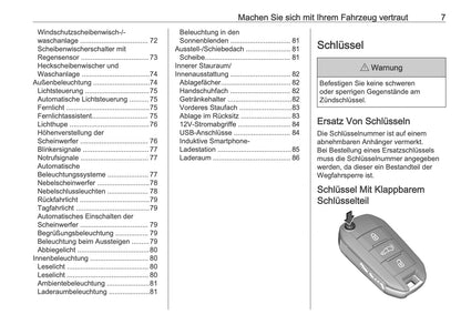 2025-2026 Opel Zafira Life Owner's Manual | German