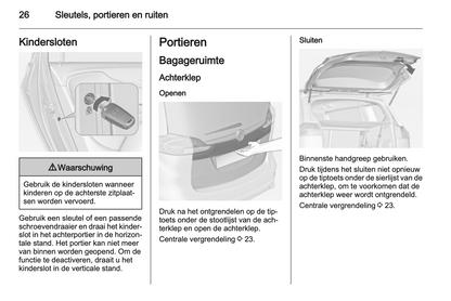 2012 Opel Zafira Tourer Gebruikershandleiding | Nederlands