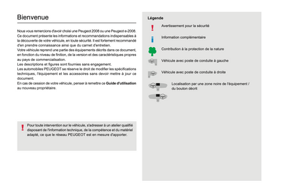 2023-2024 Peugeot 2008/e-2008 Owner's Manual | French