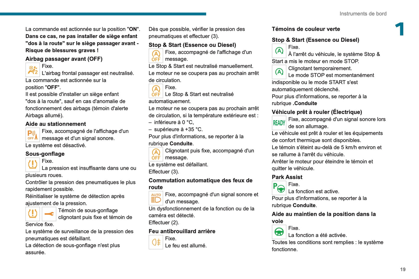 2020-2023 Peugeot 208 Owner's Manual | French